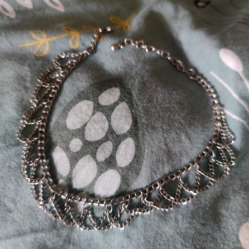Silver-chain Anklet